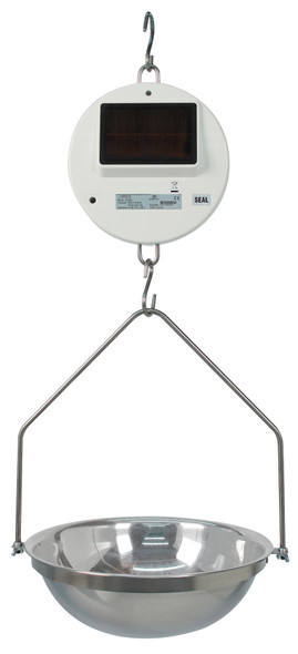 Detecto, Digital Solar Hanging Scale, 30 lb x 0.01 lb, NTEP