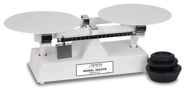 Detecto, 1002TB, Mechanical Dough Scale w/ Scoop, 8 lb capacity, 16 oz x 1/4 oz