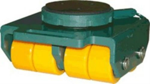 Hilman Rollers, BSP-6P, Swivel Padded Top and Polyurethane Wheel Bull Dolly, 6 Ton Capacity