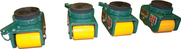 Hilman Rollers, KBSP-4P, Swivel Padded Top, Polyurethane Wheel Dolly Kit, 4 Ton Cap. Industrial Machinery Moving Skates