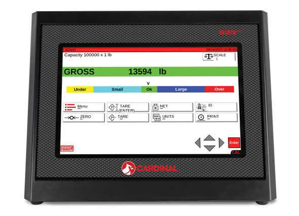 Cardinal Desktop Weight Indicator, Graphic Touch Screen Display, Analog LC Interface