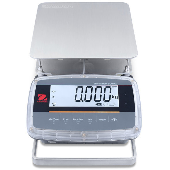 Ohaus 30575562 Defender 6000 i-D61PW12K1R5, 25lb x 0.002lb, Stainless Steel, NTEP, NSF
