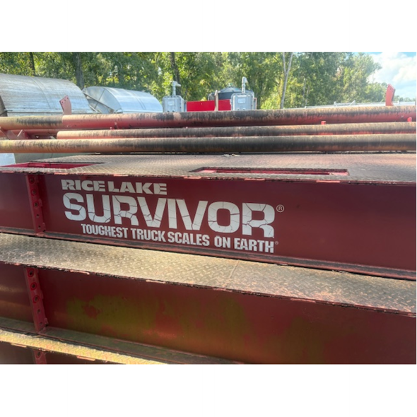 Rice Lake 70x11 OTR Survivor Steel Deck Truck Scale - Louisiana, Used