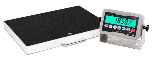 Cardinal Scales 684P-185B General Purpose Scale, Electronic, 18" x 14", 600 Lb Capacity, Mild Steel, 185B Indicator