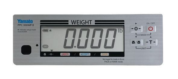 Yamato PPC-300WP-II-4.4, Upgraded PPC Series Washdown Portion Control Scale, 4.4lb x 0.002lb, NTEP