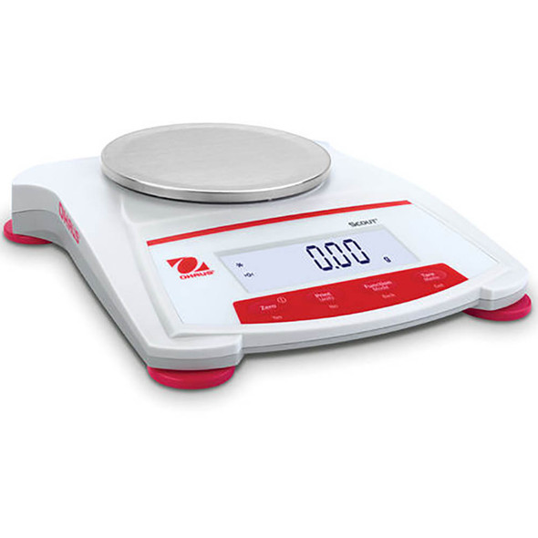 Ohaus Portable Educational Scale 30253032 SKX622 620 g x 0.01 g, Stainless Steel Pan