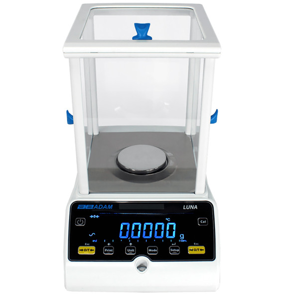 Adam Equipment Luna Analytical Scale LAB 84e, 80 g x 0.0001 g, Industrial and Laboratory Balance with Draft Shield