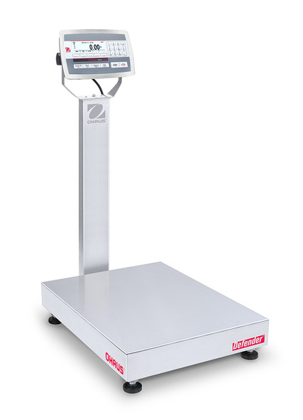 Ohaus D52XW50WTX7, Washdown Bench Scale w/ Column, 100 lb x 0.02 lb, NTEP