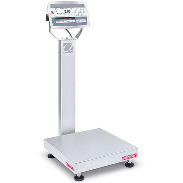 Ohaus D52XW50WQL7, Washdown Column Mount Bench Scale, 100 lb x 0.02 lb, NTEP