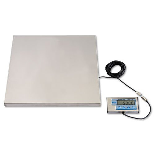 Brecknell PS500-22S Compact Floor Scale, 500 lb x 0.2 lb, 22 in x 22 in
