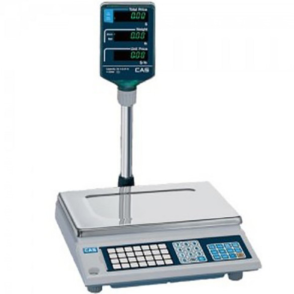 CAS AP1-60, Dual Range Price Computing Scale, 30lb x 0.01lb/60lb x 0.02lb, NTEP