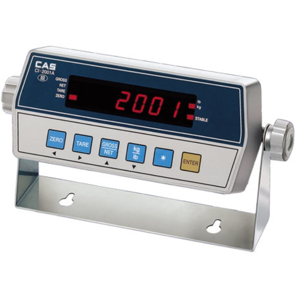 CAS, CI-2001A, Indicator with RS-232 Connection and Bright LED Display, NTEP