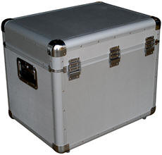 Vestil CASE-L Large Aluminum Storage Case, 18" Length X 24" Width X 20" Heigh