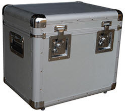 Vestil CASE-S Small Aluminum Storage Case, 14.25" Length X 19" Width X 16.25" Height, 13 lbs