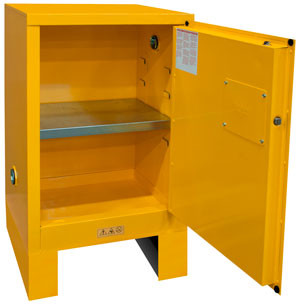 Durham 1012ML-50, 12 Gallon Flammable Safety Cabinet with Legs & Manual Doors