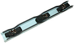 Vestil CB-W-3S Wall Mounted Cylinder Bracket for 3 Cylinders, Steel