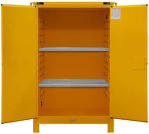 Durham 1090SL-50, 90 Gallon Flammable Safety Cabinet, Legs & Self-Closing Doors