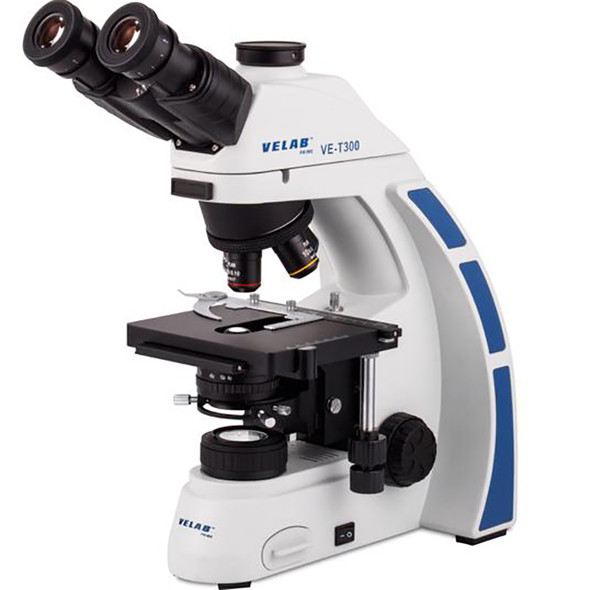 Velab VE-T300 Biological Trinocular Microscope, Plan Achromatic Objectives