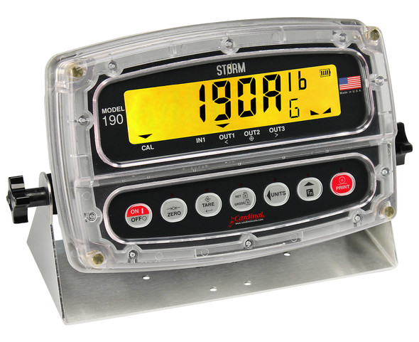 Cardinal, 190A Storm, Axle Weighing Application Digital Indicator