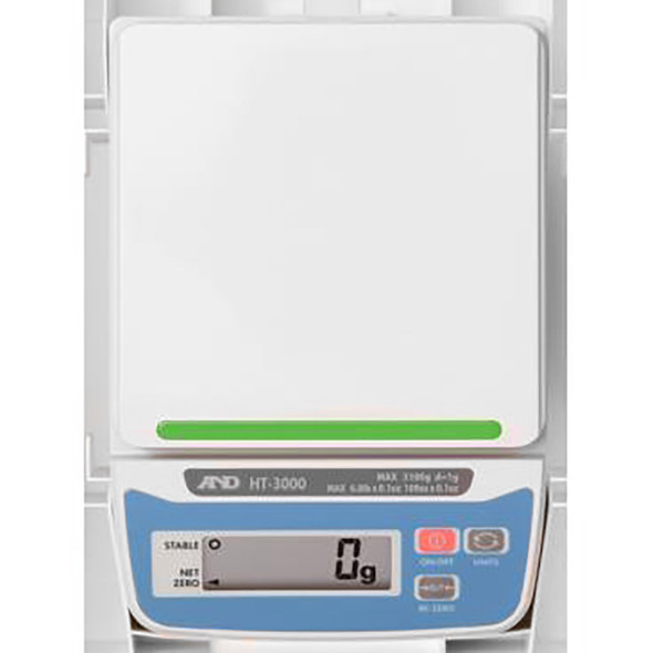 A&D, HT-3000, HT Series Compact Scale, 3100g x 1g