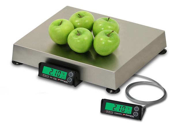 Detecto APS12, Enterprise POS/Logistic Scale, 160 oz x 0.1 oz, 6in x 10in, NTEP