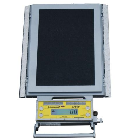 Intercomp LP600, Low Profile Lightweight Wheel Load Scale, 5,000 lb x 5 lb