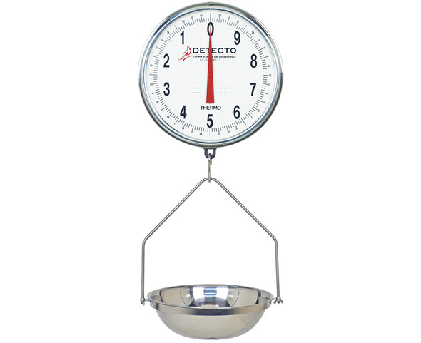 Detecto, T3530, Dual Dial Hanging Scale, 32 lb x 1 oz, NTEP
