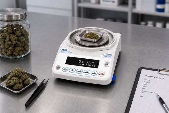 A&D Fortis FX-123N Precision Balance, 122 g x 0.001 g; certified e = 0.01 g, External Calibration, NTEP / Measurement Canada