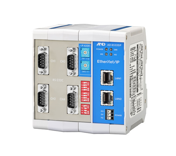 A&D AD-8552EIP RS-232C to EtherNet/IP Converter for Fortis FZ/FX Balances