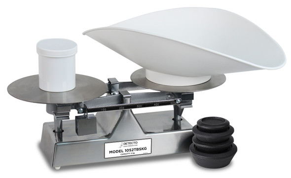 Detecto, 1052TBSKG, Baker Dough Scale w/ Scoop, 5 kg capacity, 500 g x 5 g