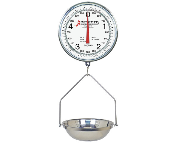 Detecto, T3530KG, Dual Dial Hanging Scale, 15 kg x 25 g, NTEP