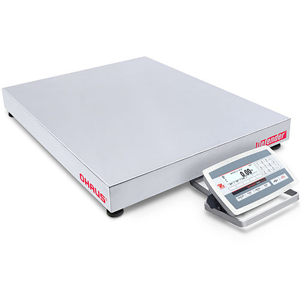 Ohaus D52XW125RQV5, Stainless Steel Front Mount Bench Scale, 250lb x 0.05lb NTEP
