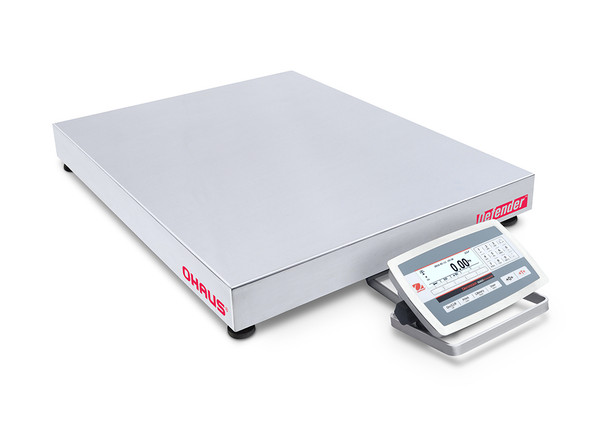 Ohaus D52XW125RQV5, Stainless Steel Front Mount Bench Scale, 250lb x 0.05lb NTEP