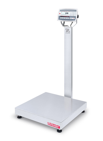Ohaus D52XW125RQV3, Washdown Bench Scale w/ Column, 250 lb x 0.05 lb, NTEP
