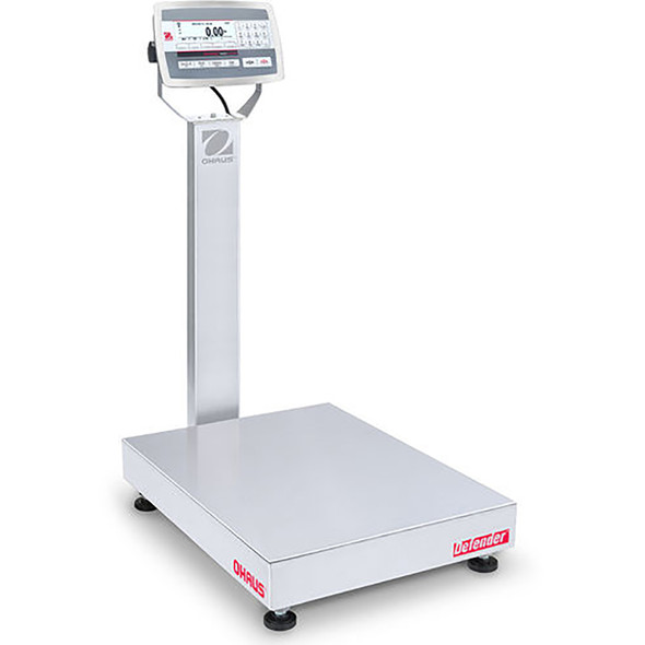 Ohaus D52XW250WTX7, Washdown Bench Scale w/ Column, 500 lb x 0.1 lb, NTEP
