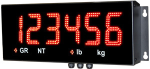 Aurora Series LED Remote Display Stainless Steel Indicator, 4.5"