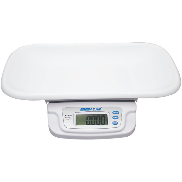 Adam Equipment MTB 20, Baby and Toddler Scale, 44lb / 20kg x 0.005lb / 5g