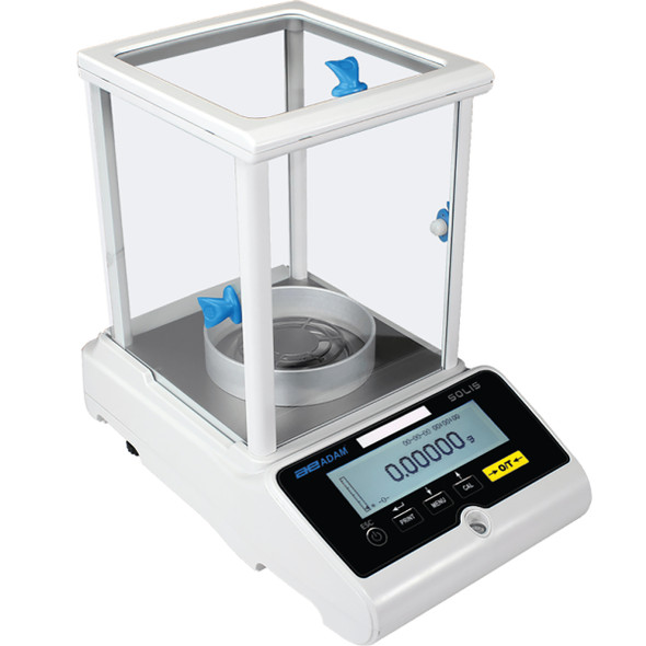 Adam Equipment SAB 224e, Solis Analytical Balance w/ EXT CAL, 220 g x 0.0001 g