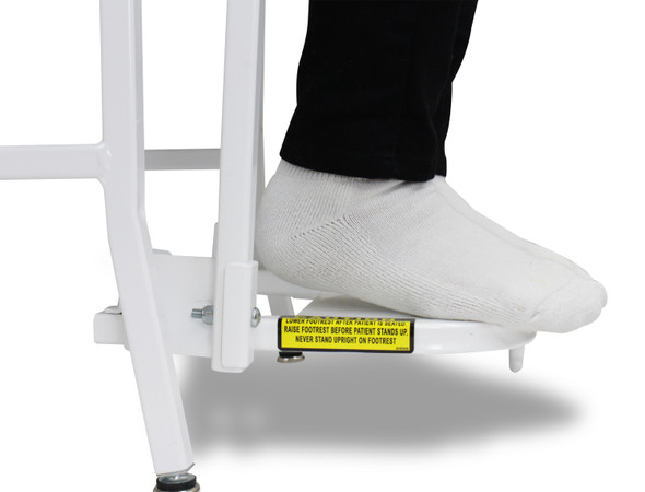 Detecto 6475-AC Mobile Digital Chair Scale, 400 lb x 0.2 lb, RS232, LCD Display, with AC Adapter