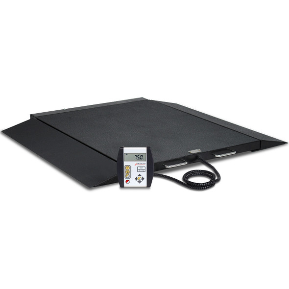 Detecto 6600-C-AC Portable Wheelchair Scale 1,000 lb x 0.2 lb BMI, RS232, WiFi, with AC Adapter