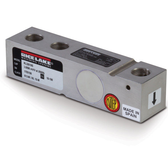 Rice Lake 189171, 15000 lb Cap, Environmentally Sealed Stainless Steel Load Cell