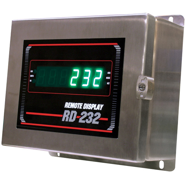 Rice Lake 178170, 0.8" Green LED Remote Display NEMA4X Stainless Steel Enclosure Rice Lake 178170, 0.8" Green LED Remote Display NEMA4X Stainless Steel Enclosure