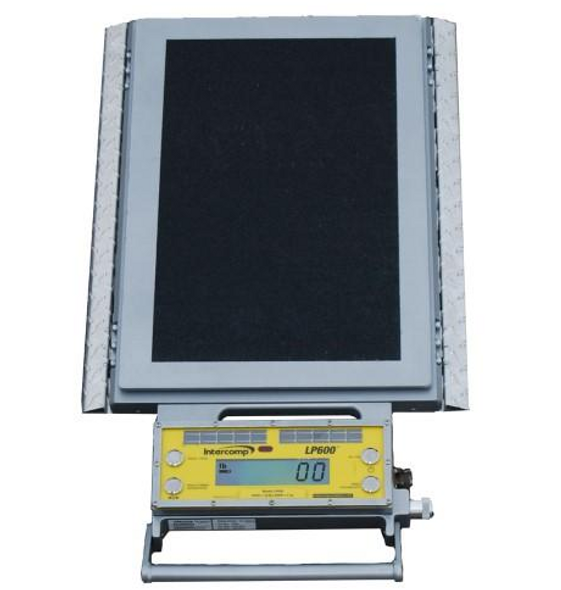 Intercomp LP600, Low Profile Lightweight Wheel Load Scale, 30,000 lb x 50 lb Intercomp LP600, Low Profile Lightweight Wheel Load Scale, 30,000 lb x 50 lb