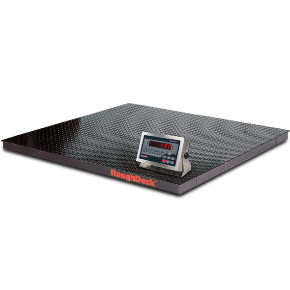 Rice Lake 155666, RoughDeck Floor Scale w/ 480 Indicator, 5000 lb x 1 lb, NTEP