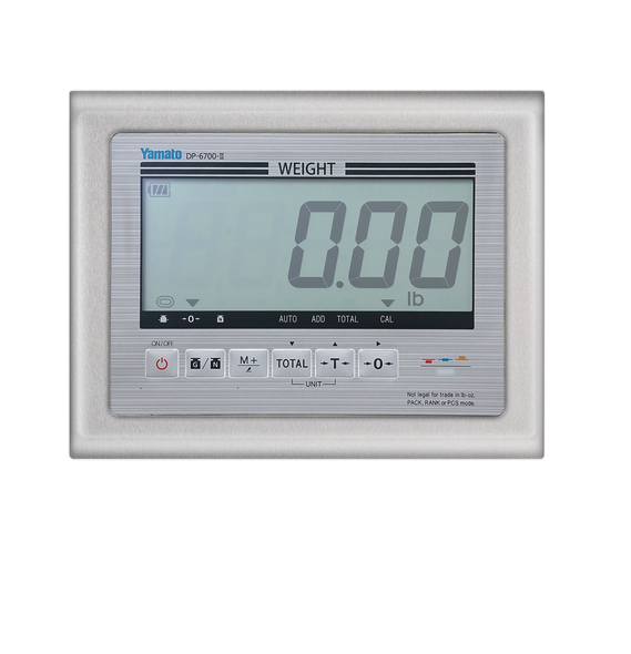 Yamato, DP-6700-60, Digital Washdown Bench Scale, 60 lb x 0.02 lb, NTEP