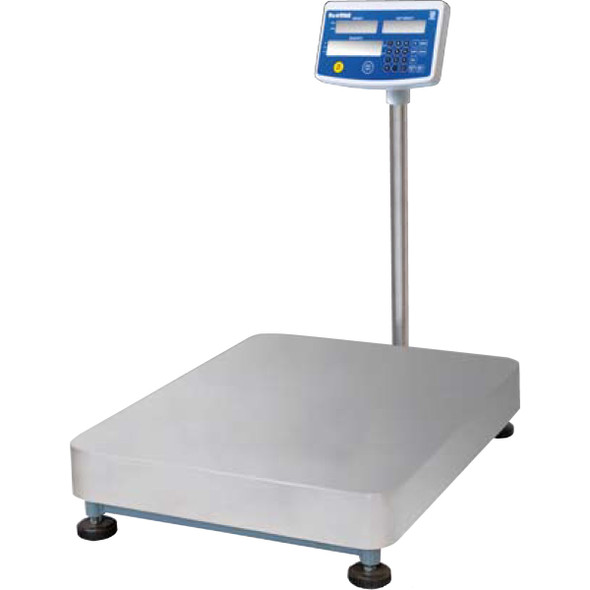 WorldWeigh C200/60M Bench Counting Scale 120 lb x 0.01 lb, LCD, Stainless Steel Platter, Rechargeable Battery