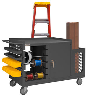 Durham MWSR5-95, Maintenance and Wire Cart, 24" x 54.06" x 35"