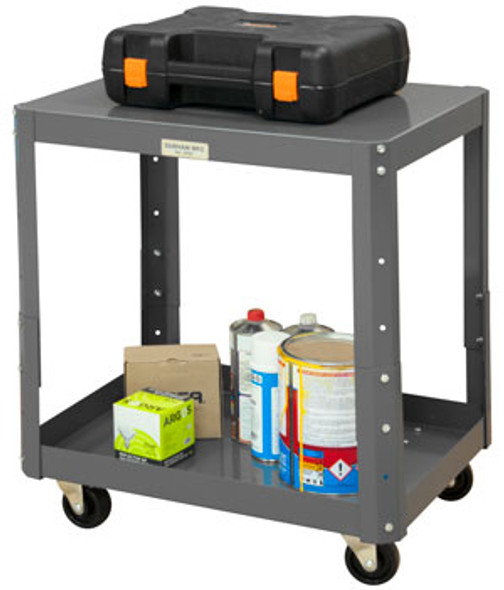 Durham MTMA243028-1K95, Adjustable Mobile Machine Table, 24" x 30" x 21/27"