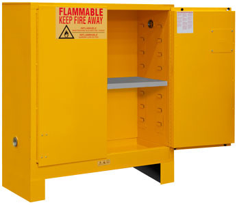 Durham 1030SL-50, 30 Gallon Flammable Safety Cabinet, Legs & Self-Closing Doors