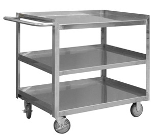 Durham SRSC1630603FLD5, Stainless Steel Stock Cart, 30.13" x 66" x 35"
